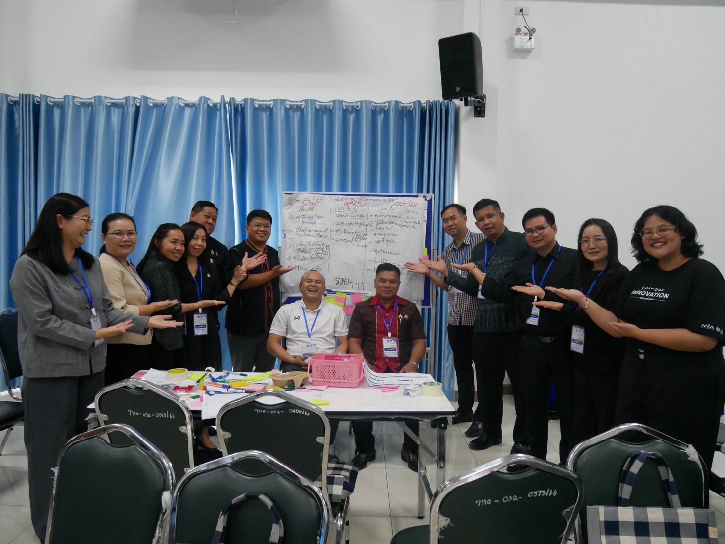 พช.บึงกาฬ : อบรมต่อเนื่องเสริมสมรรถนะผู้อำนวยการกลุ่มงาน เรียนรู้แนวคิดเชิงออกแบบและนวัตกรรมเพื่อการพัฒนาชุมชน