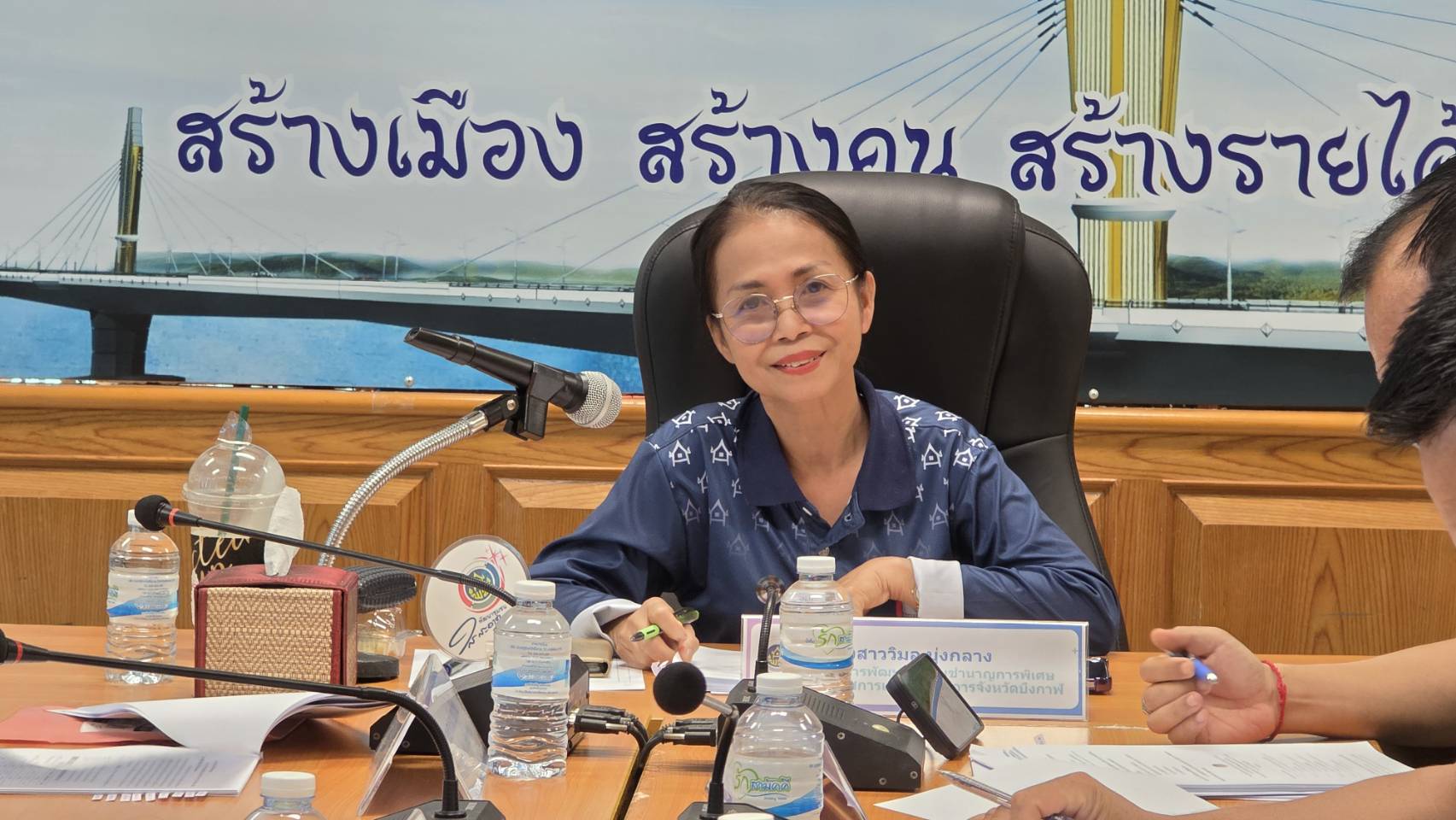 พช.บึงกาฬ : ประชุมผู้อำนวยการกลุ่มงานฯ และเจ้าหน้าที่สำนักงานพัฒนาชุมชนจังหวัดบึงกาฬ ครั้งที่ 5/2569 ติดตามภารกิจสำคัญ เร่งรัดขับเคลื่อนงานให้บรรลุเป้าหมาย